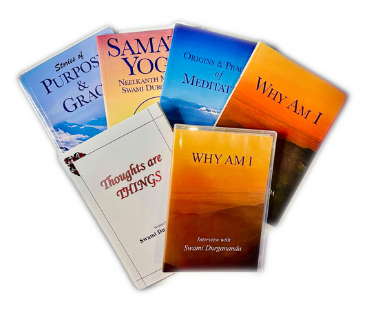 The Whole Bundle! 4 Books, 1 Thoughts and Quotes Book, and 1 Interview DVD - Swami Durgananda Collection